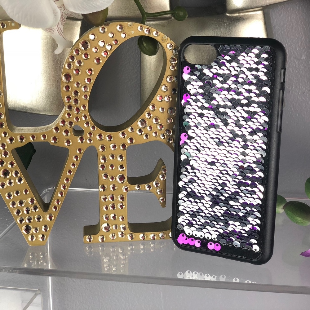 Bling Transition Sequin iPhone 7/8 Case - Picture 2 of 8